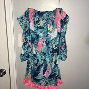 Off shoulder lily pulitzer dress